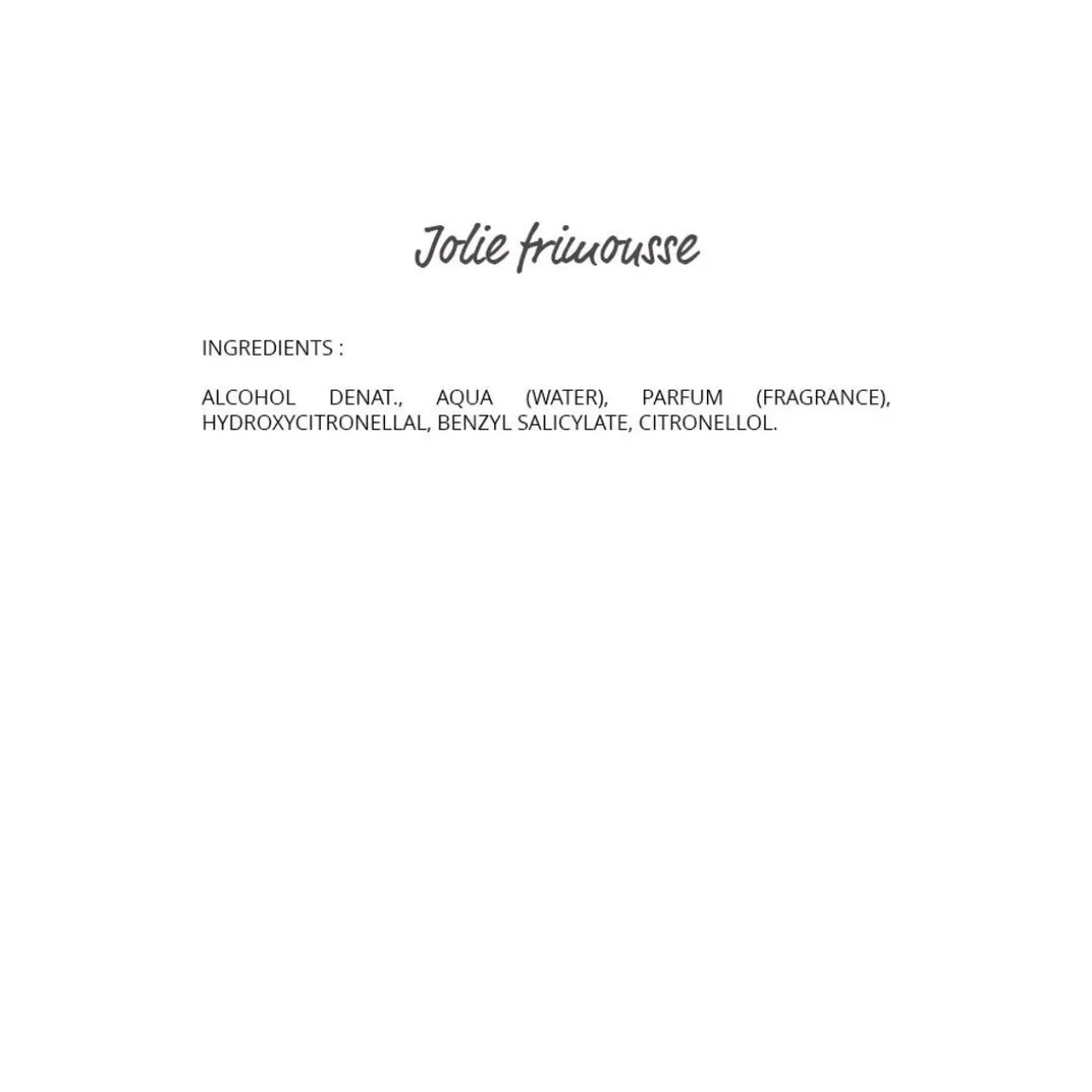 Jolie Frimousse